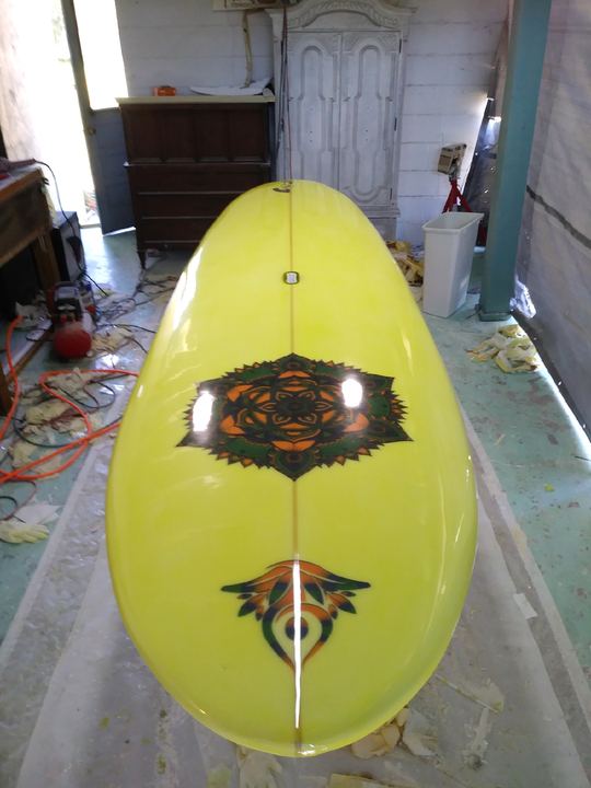 Yellow Mandala Stand-Up Paddleboard