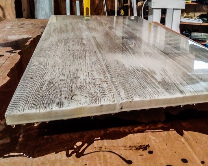 White Barnwood with Bartop Resin