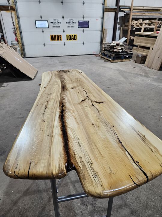 Elm Live-Edge Slab Tabletop