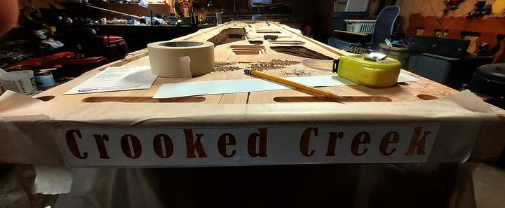 Custom Farm Map Resin Bartop
